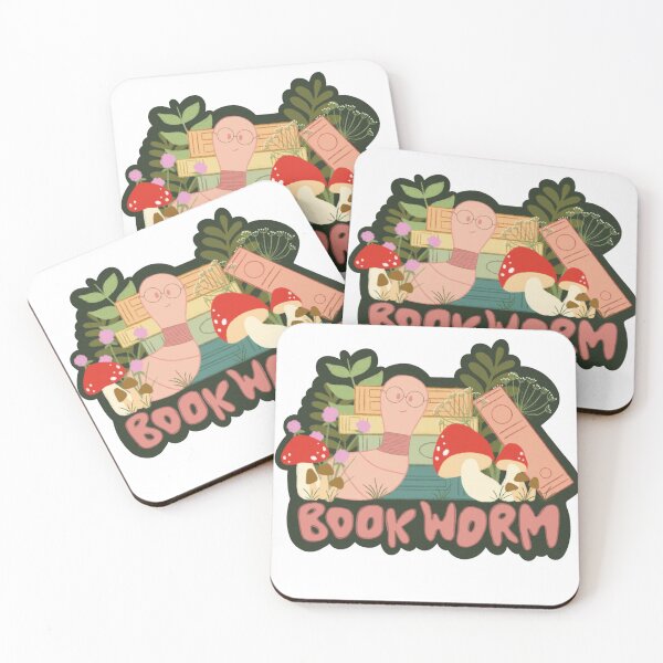 Item preview, Bookworm with Books designed and sold by elizabethianart.