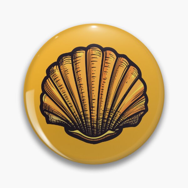 Artikelvorschau, Golden Scallop Shell Cartoon Style entworfen und verkauft von Arncil.