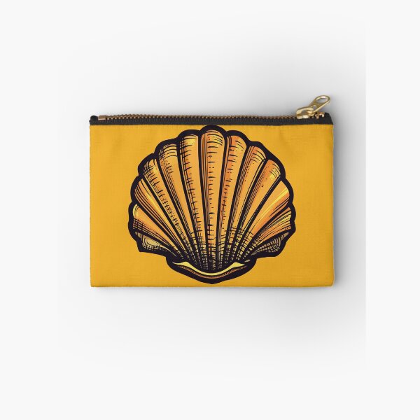 Item preview, Golden Scallop Shell Cartoon Style designed and sold by Arncil.