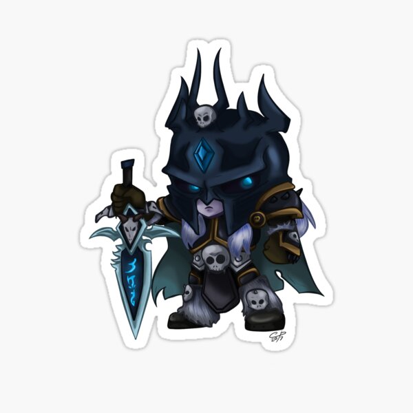 Vista previa del artículo con la obra «Arthas», diseñado y vendido por FireflyGraphics.