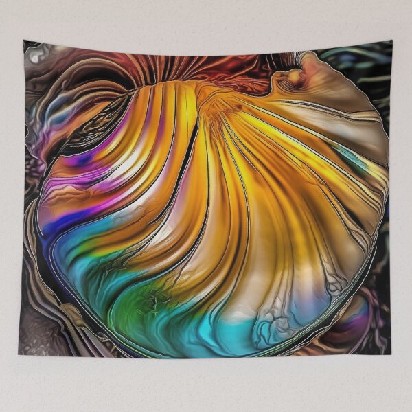 Item preview, Colorful Sea Shell Abstract designed and sold by Tomasz Zawada.