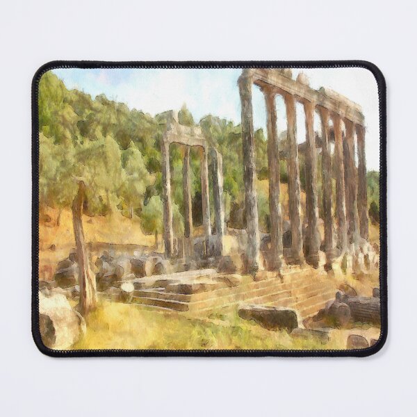 Item preview, Fallen Ruins of Euromos, Turkiye Watercolor designed and sold by taiche.