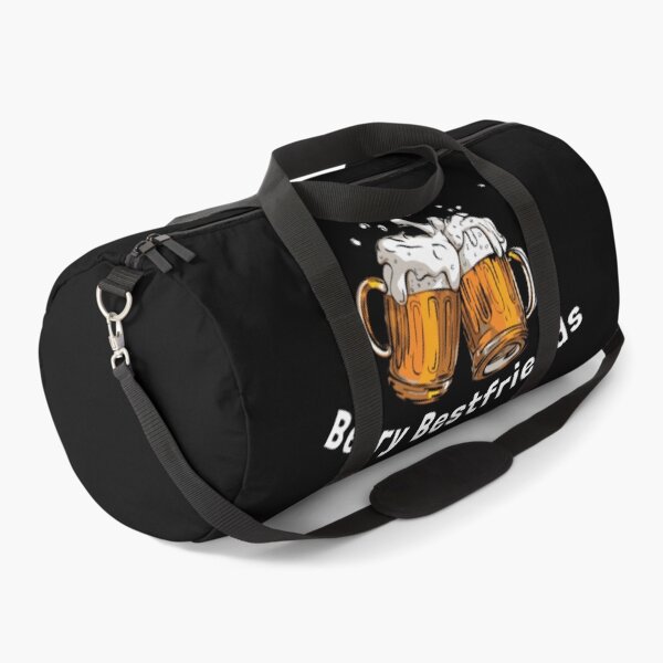 Item preview, Beery best friends text with two cheering beer glasses designed and sold by H1gh5.