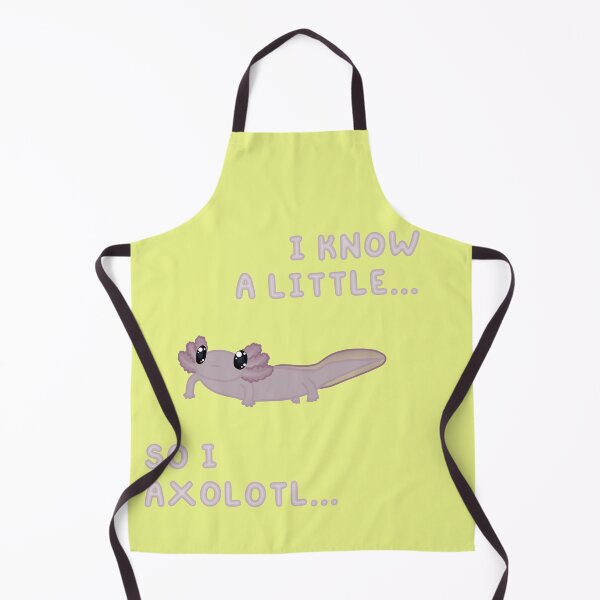 Item preview, Know A Little Axolotl (In Yellow) designed and sold by Creepy-Cutesie.