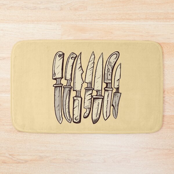 Item preview, Set of Kitchen Knifes Cartoon Style designed and sold by Arncil.