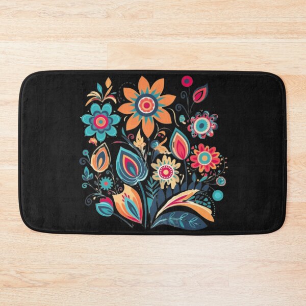Artikelvorschau, Colorful Retro Wildflowers entworfen und verkauft von CRAZY&ART.