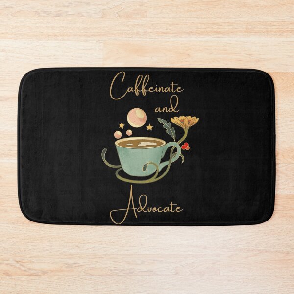 Item preview, Caffeinate and Advocate designed and sold by Sweet-Tees-plz.