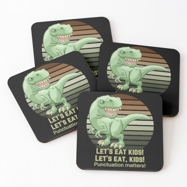 Item preview, Funny Lets Eat Kids Dinosaur designed and sold by BluePlanetMerch.