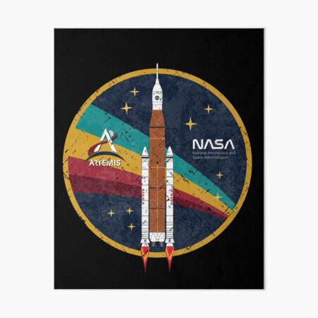 STS-41C Patch Insignia NASA Retro Style Vintage Emblem Art Board