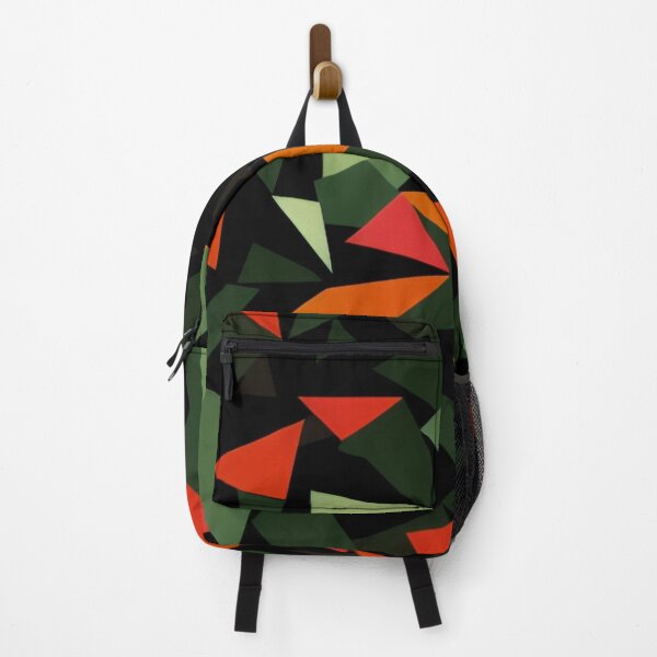 Item preview, Geometric Motif Graphic Camouflage Pattern Triangles designed and sold by pixxiesart.