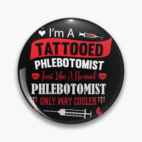 Item preview, Tattooed Phlebotomist designed and sold by DesignRebel138.