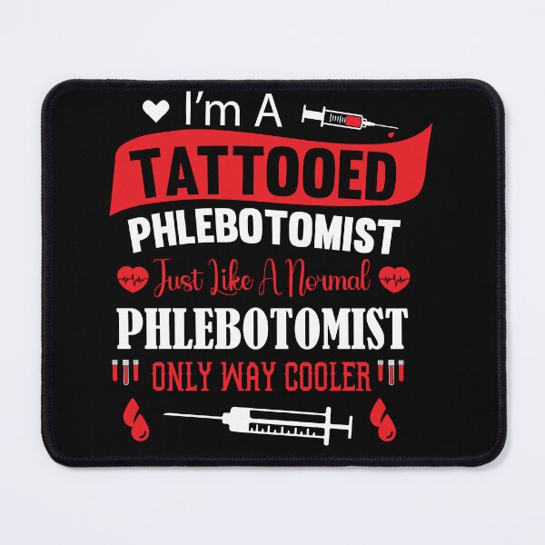 Item preview, Tattooed Phlebotomist designed and sold by DesignRebel138.