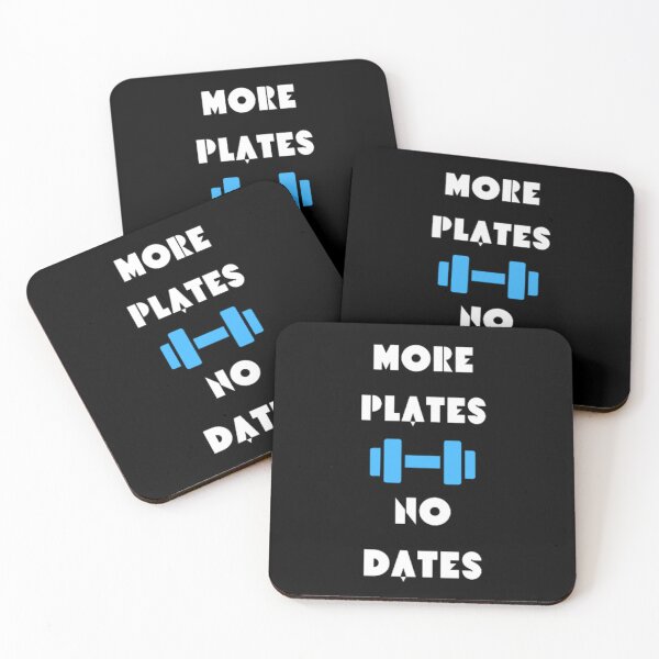 Item preview, More Plates No Dates Gym Fitness Bodybuilding  designed and sold by TeePassion.