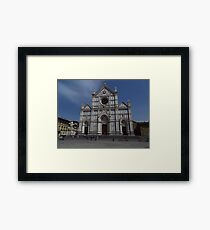 Santa Croce. Neo-Gothic Facade Framed Print