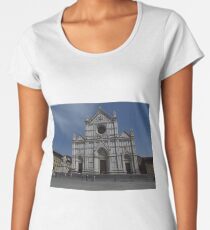 Santa Croce. Neo-Gothic Facade Women's Premium T-Shirt