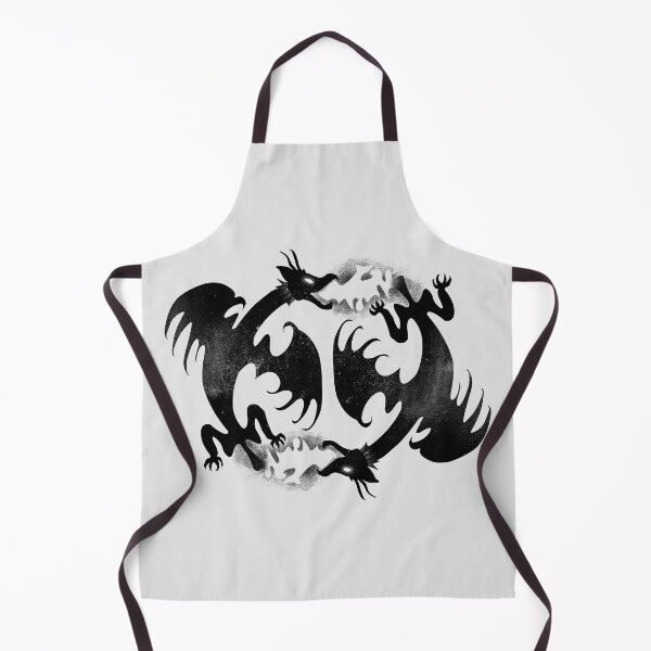 Item preview, twin dragons flames designed and sold by Afire Designs.