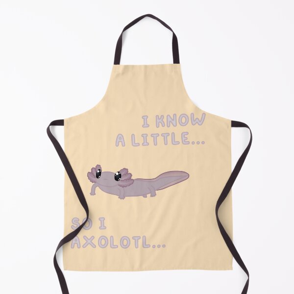 Item preview, Know A Little Axolotl (In Cream) designed and sold by Creepy-Cutesie.