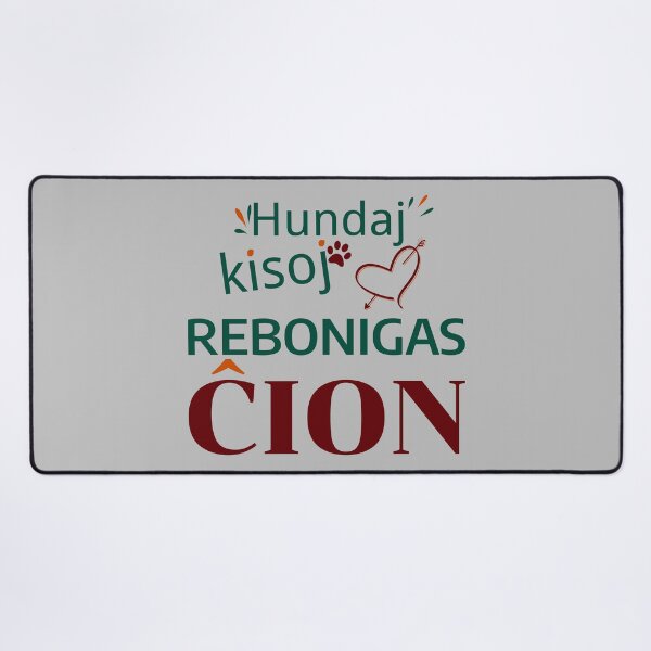 Item preview, Hundaj kisoj rebonigas ĉion (Hela) designed and sold by Zebastjan Johanzen.