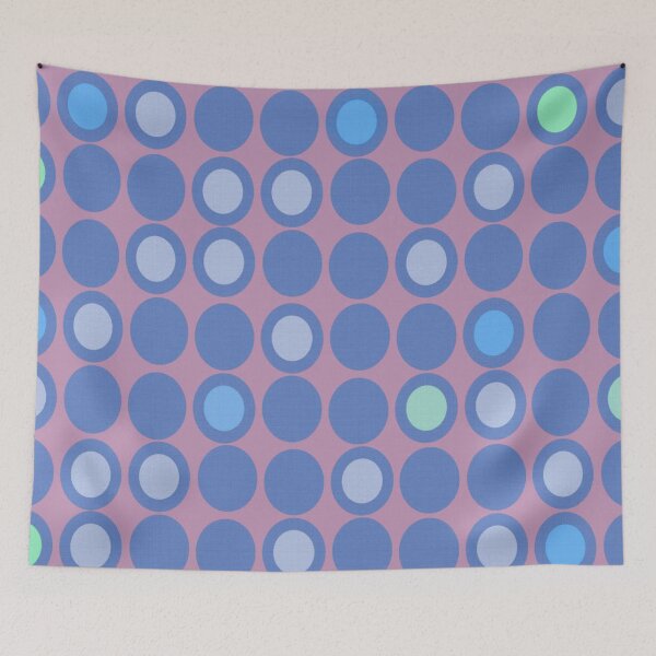 Item preview, Mid-Century Modern Inspired Oval Pattern designed and sold by TotallyRetroArt.