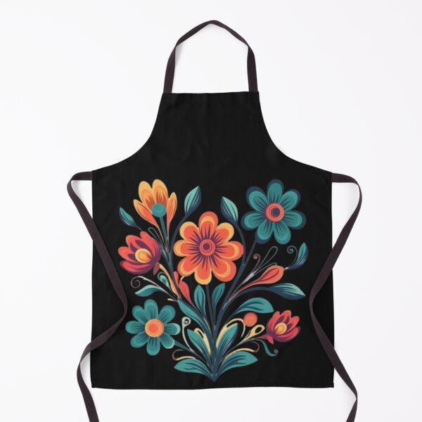 Aperçu de l'œuvre Colorful Retro Wildflowers créée et vendue par CRAZY&ART.