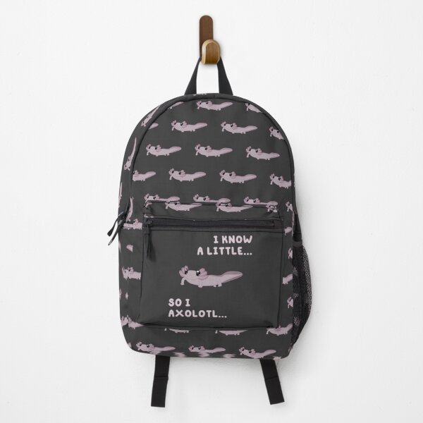 Item preview, Know A Little Axolotl (In Black) designed and sold by Creepy-Cutesie.