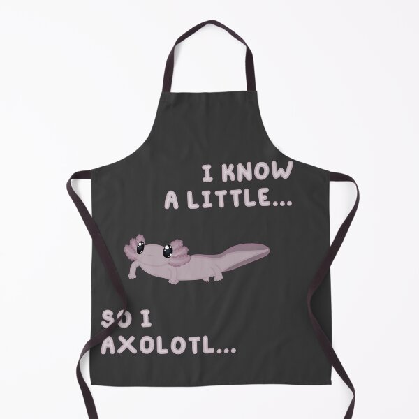Item preview, Know A Little Axolotl (In Black) designed and sold by Creepy-Cutesie.