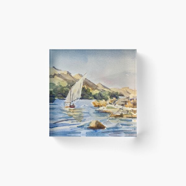 Item preview, Felucca on the Nile designed and sold by lenorelove.