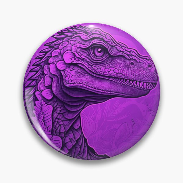 Item preview, purple Velociraptor art nouveau golden dinosaur design alphonse mucha style designed and sold by LAID92.