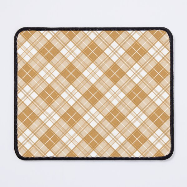 Item preview, Brown White tartan pattern yxm0uat9 diagonal designed and sold by pASob-dESIGN.