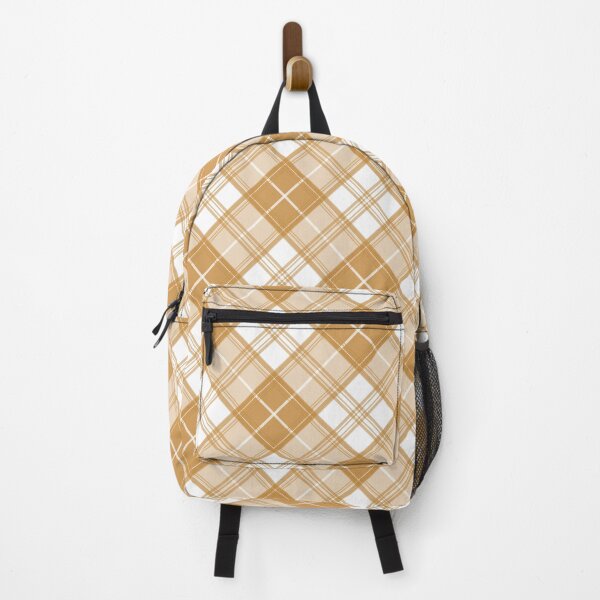 Item preview, Brown White tartan pattern yxm0uat9 diagonal designed and sold by pASob-dESIGN.