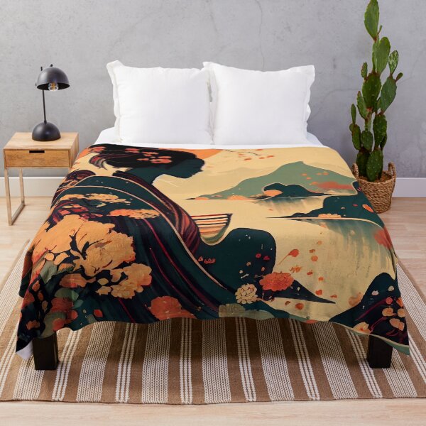 Item preview, Japanese Female At One With Nature designed and sold by MTJ-Mushrooms.