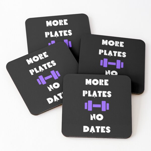 Item preview, More Plates No Dates Gym Fitness Bodybuilding  designed and sold by TeePassion.