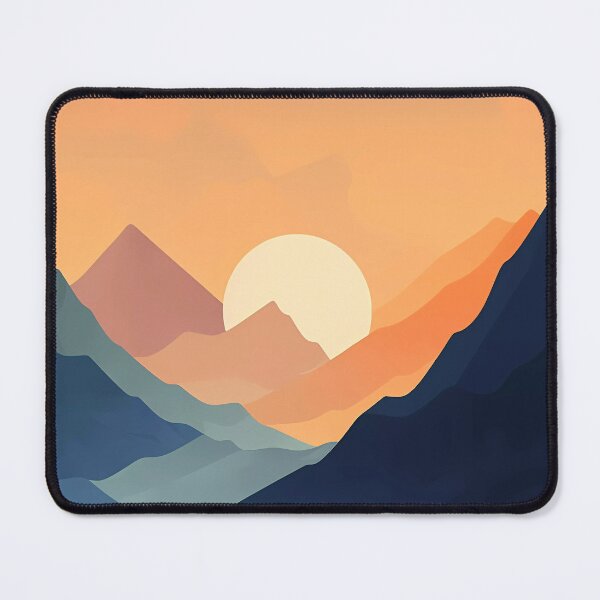 Item preview, Sunset in the mountains designed and sold by Cahlie Li.