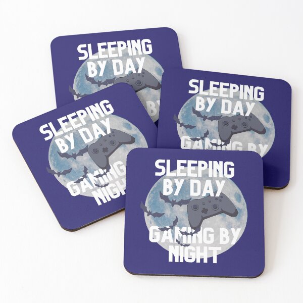 Item preview, Sleeping By Day Gaming By Night designed and sold by GleamingGiant.