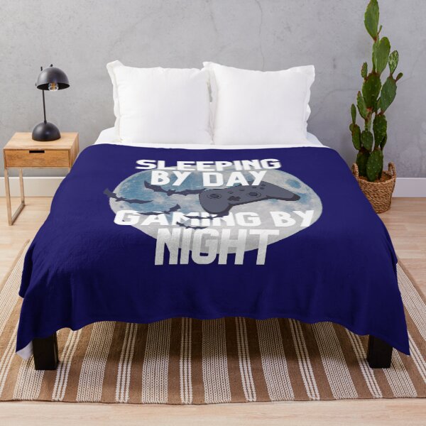 Item preview, Sleeping By Day Gaming By Night designed and sold by GleamingGiant.