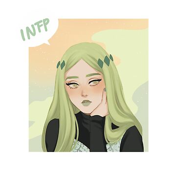 INFP anime characters Sticker for Sale by PomeranecShop