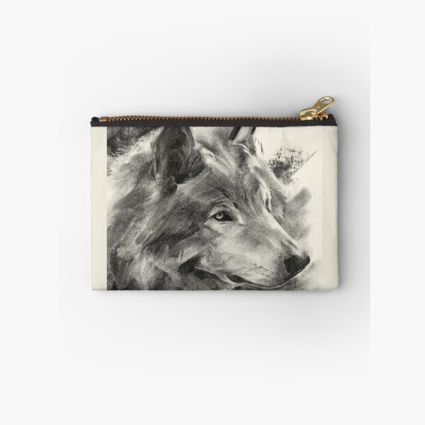 Item preview, Wolf Art, Wolf Portrait Drawing, Animal Gift, Wolf Gifts designed and sold by Rachel Felicity  Art.