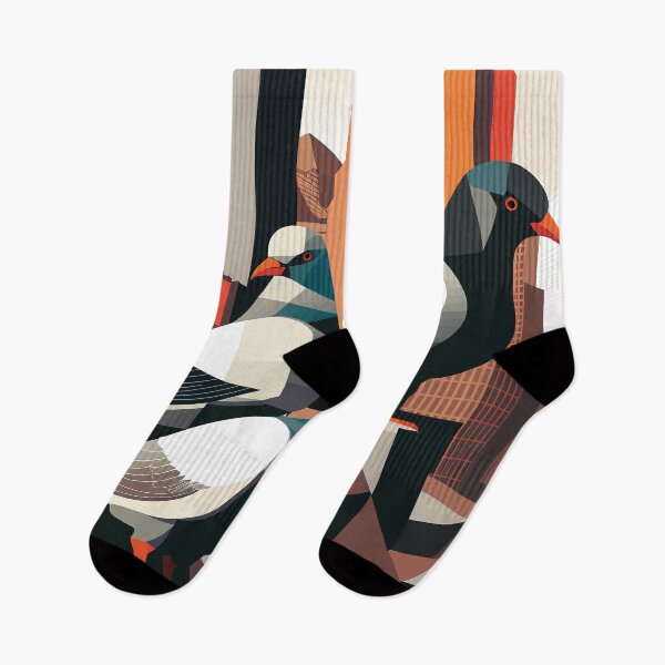 Item preview, New York landscape with pigeons on the roofs fine art for home decoration. designed and sold by paulo silveira.