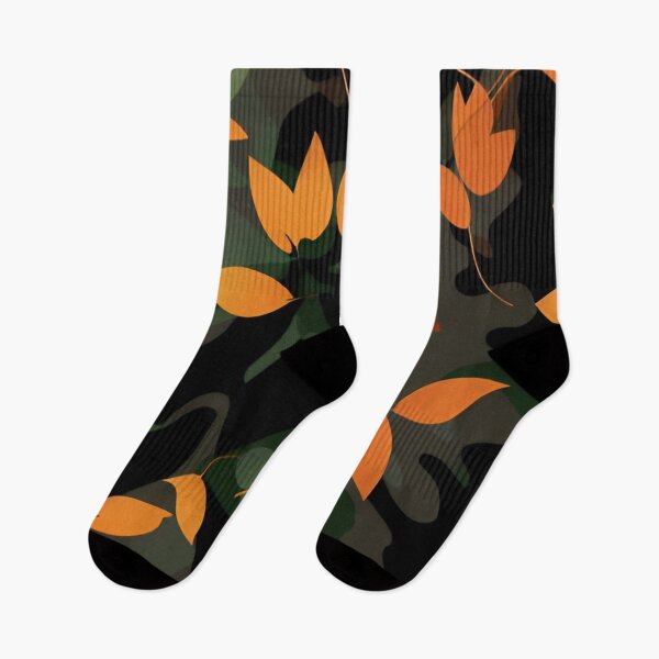 Item preview, Autumn Leaves Natural Camouflage Pattern  designed and sold by pixxiesart.
