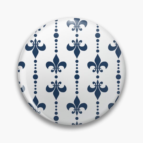 Item preview, Fleur De Lis pattern with dots designed and sold by BattaAnastasia.