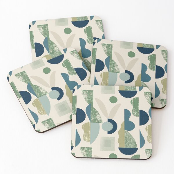 Item preview, Modern Italian Villa Aqua Green Floral designed and sold by susycosta.