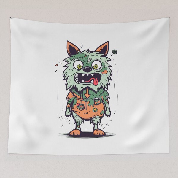 Item preview, zombie wolf designed and sold by Wolka.