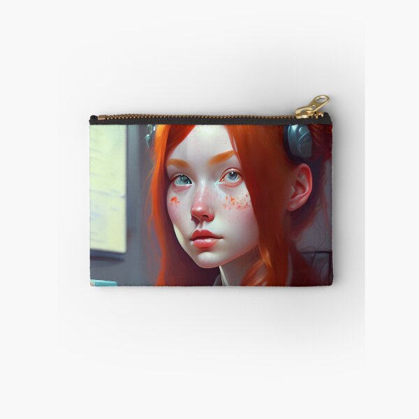 Item preview, Redhead Girl Ready For Launch designed and sold by crazyeddie-sh.