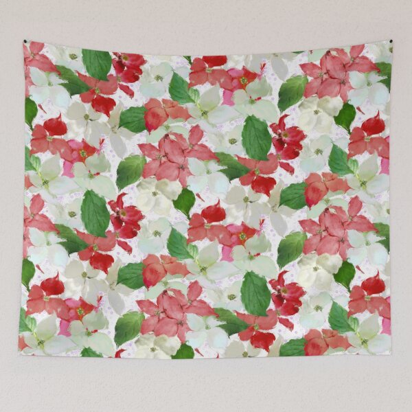 Item preview, Dogwood Cornus Repeated Pattern Surface Seamless Design  designed and sold by Tina Veenstra.