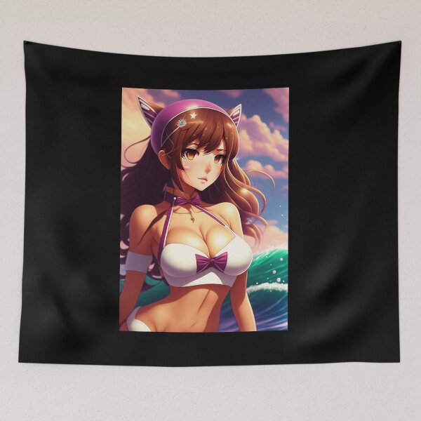 Item preview, Cartoon anime Girl bikini summer designed and sold by Melcu.