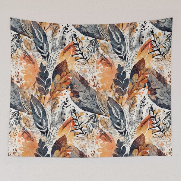 Item preview, Boho Abstract Pattern - Handmade Wall Hanging with Intricate Design for Bohemian Home Decor designed and sold by Shadi Rosenow.