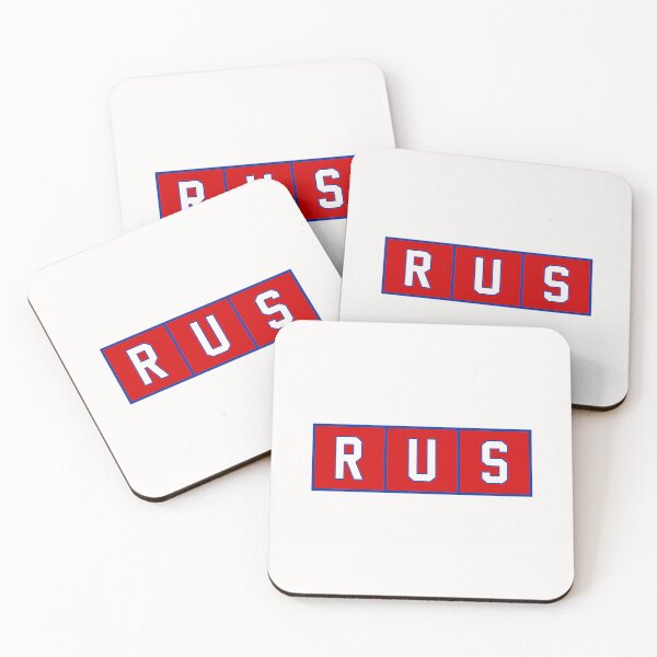 Item preview, RUS (Russia) Trigram Tiles White / Blue / Red designed and sold by PEK1787.