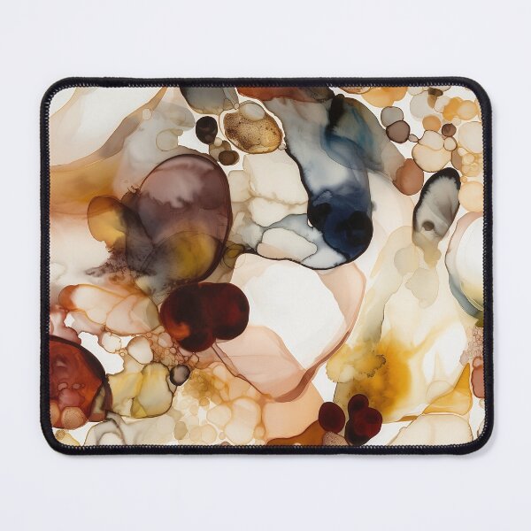 Item preview, Alcohol Ink  - Elegant Earth Tones - Handcrafted Home Decor Accent designed and sold by Shadi Rosenow.