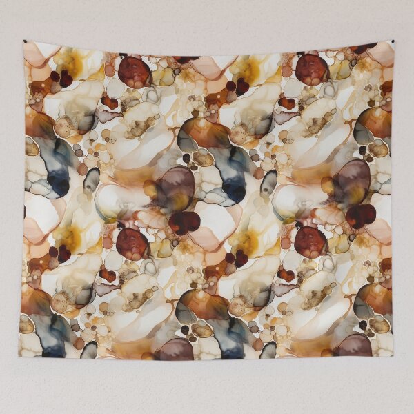 Item preview, Alcohol Ink  - Elegant Earth Tones - Handcrafted Home Decor Accent designed and sold by Shadi Rosenow.