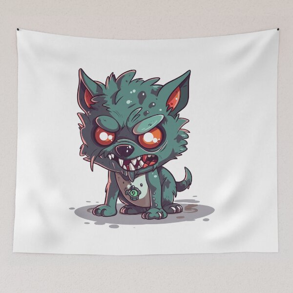 Item preview, zombie wolf designed and sold by Wolka.
